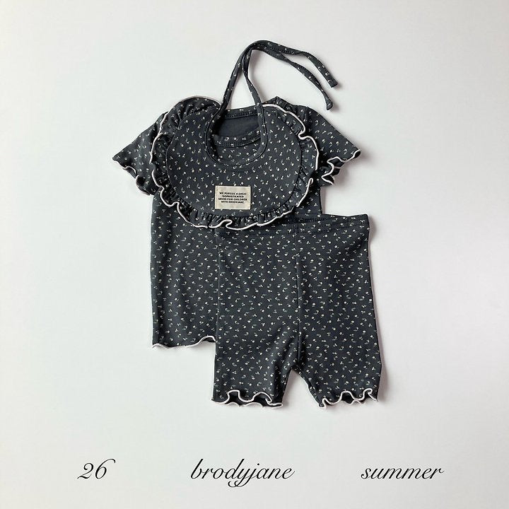 Carrot Flower Short Sleeve Setup and Bodysuit-brodyjane-18