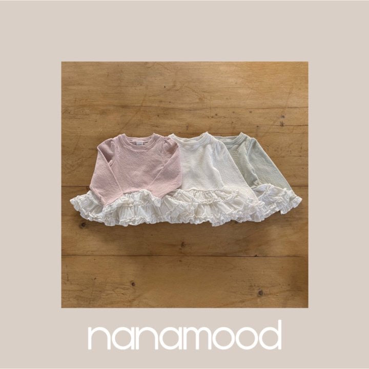 ｜即納｜Bebe Ruffle Frill Tee/nanamood