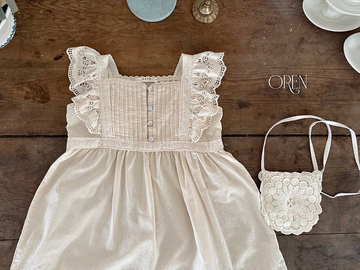 Bien Lace Frill Dress & Bien Lace Bag - OREN /2- 28
