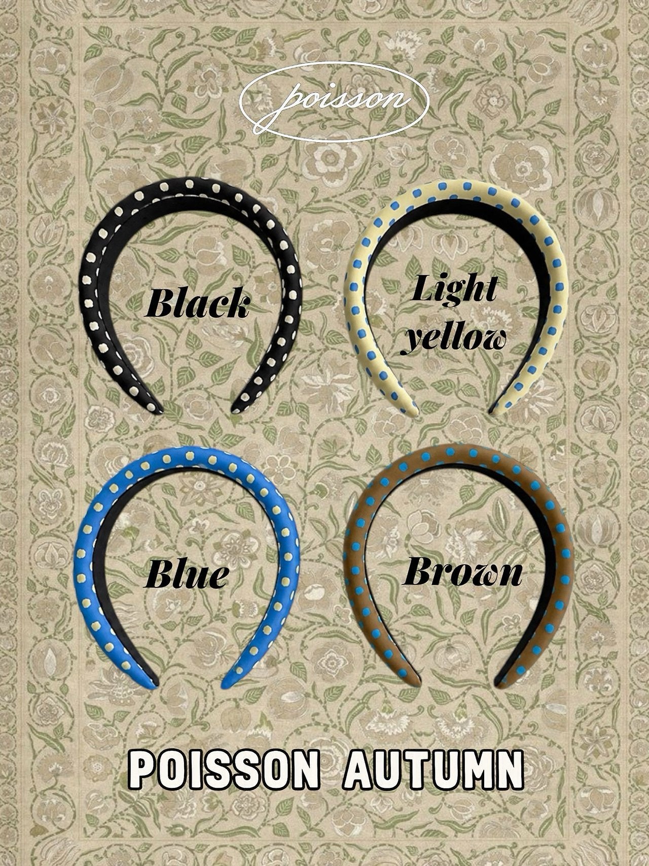 Polka Dot Hairband-POISSON-18