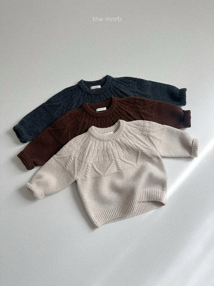 ｜即納｜Cable Knit Sweater - minirobe