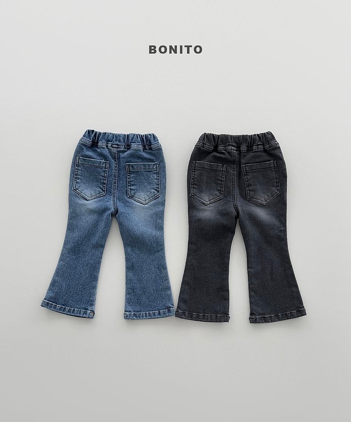 Bootcut Stretch Denim Pants - BONITO - 006