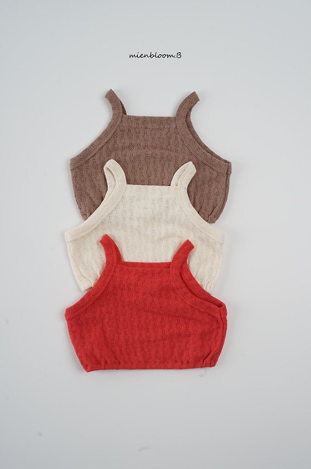rib knit sleeveless-mienbloom.B-36