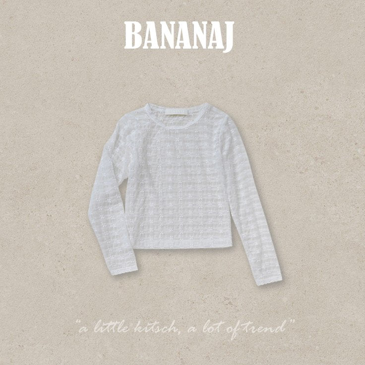 Rhythm Flower Lace Tee-banana.j-021