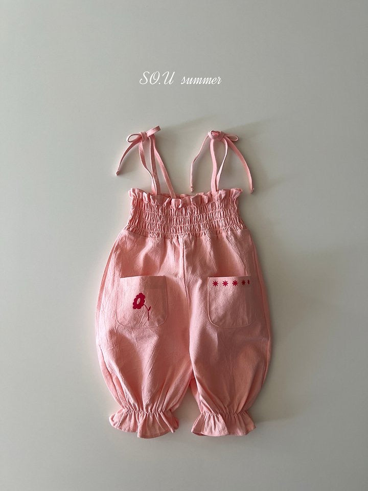 pocket smock jumpsuit-SO.U-13