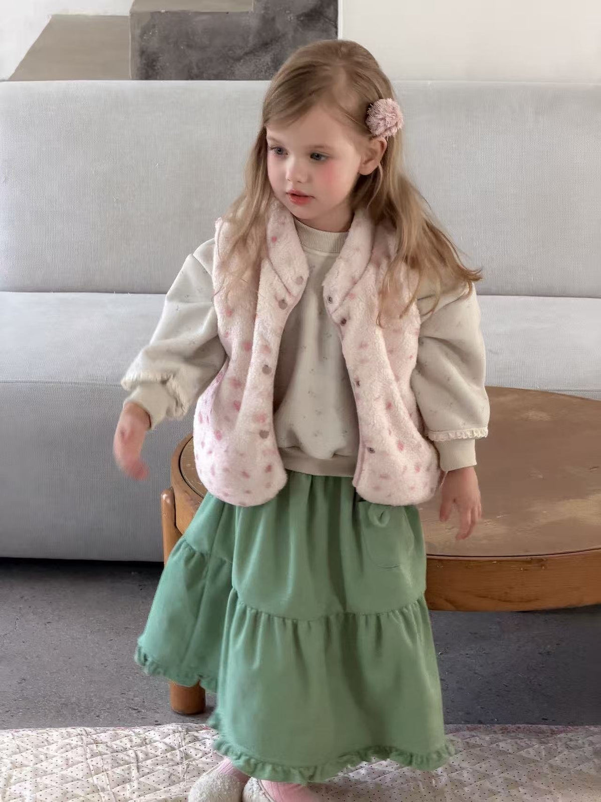Pink Dot Reversible Padded Vest-aiai-31