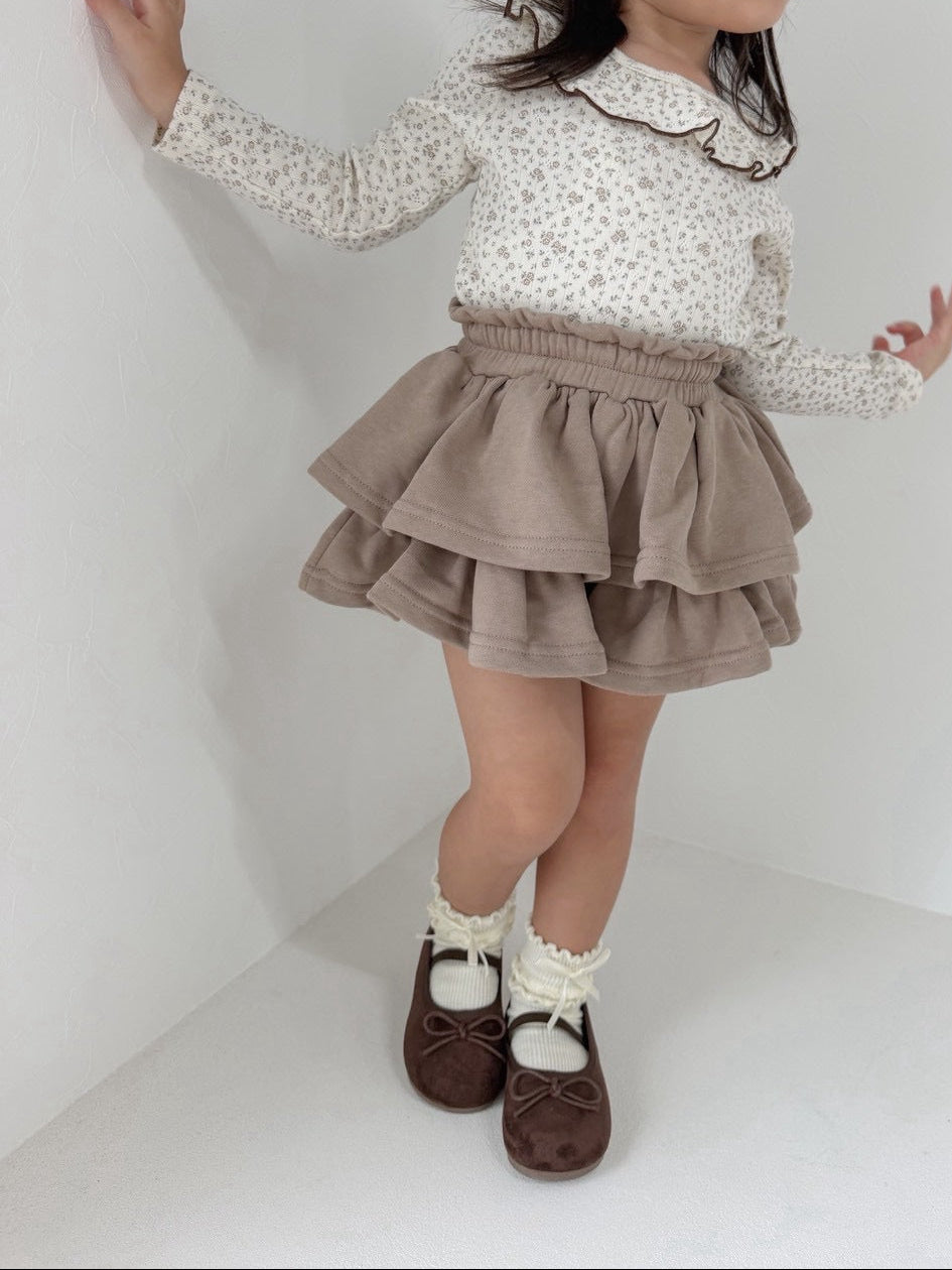 ｜即納｜(Original) one millefeuille sweat skirt