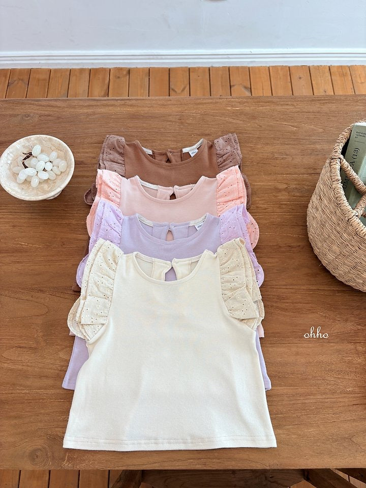 Color Sleeveless Top-ohho-13