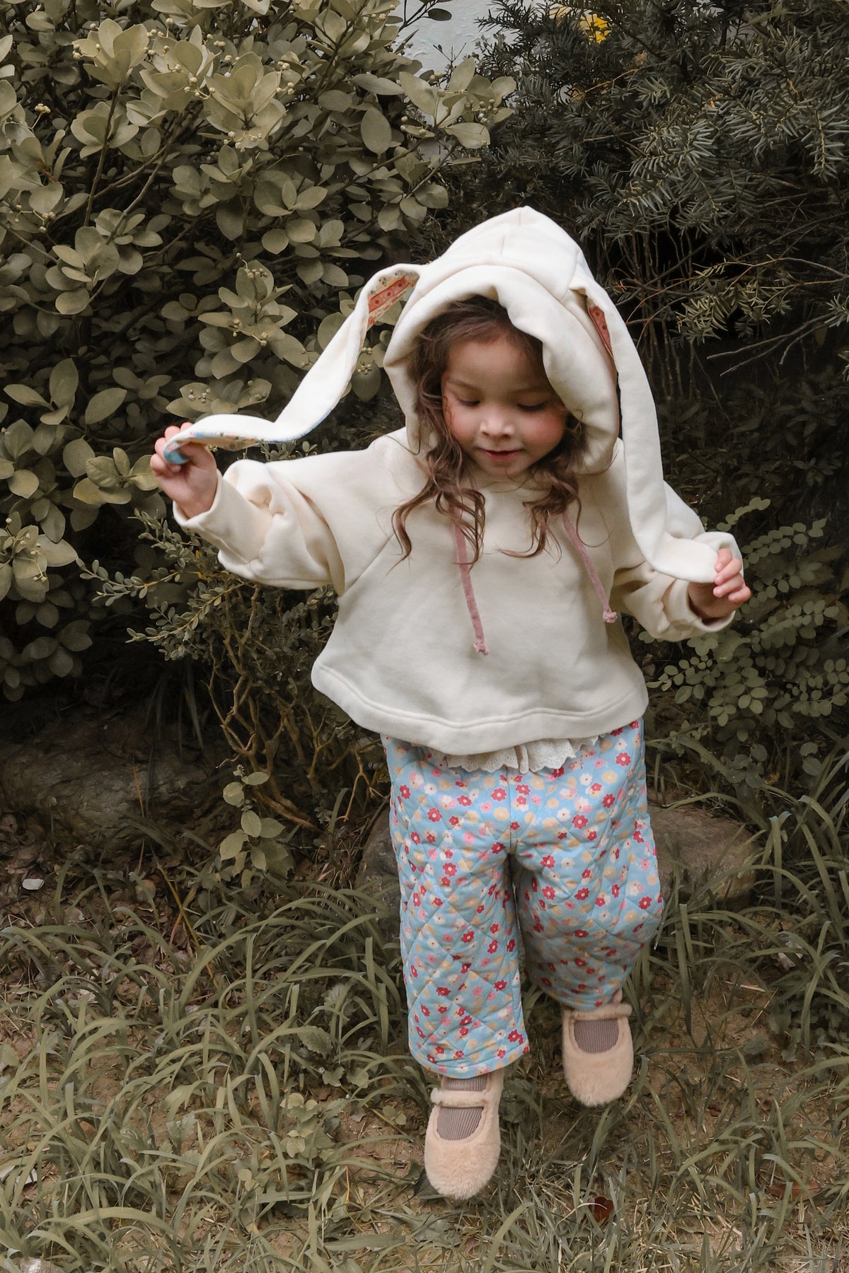 Bunny Hooded T-Shirt-FLO-21