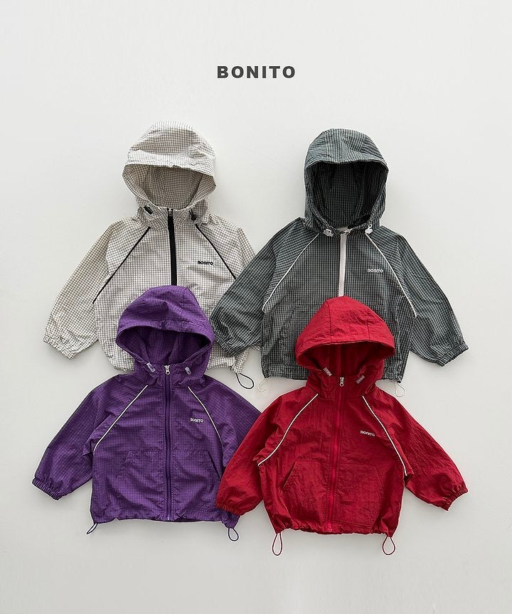 Check Piping Windbreaker - BONITO - 044