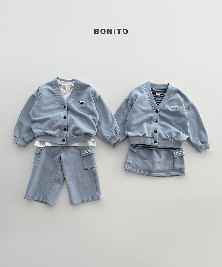 French Terry Cargo Pants - BONITO - 040