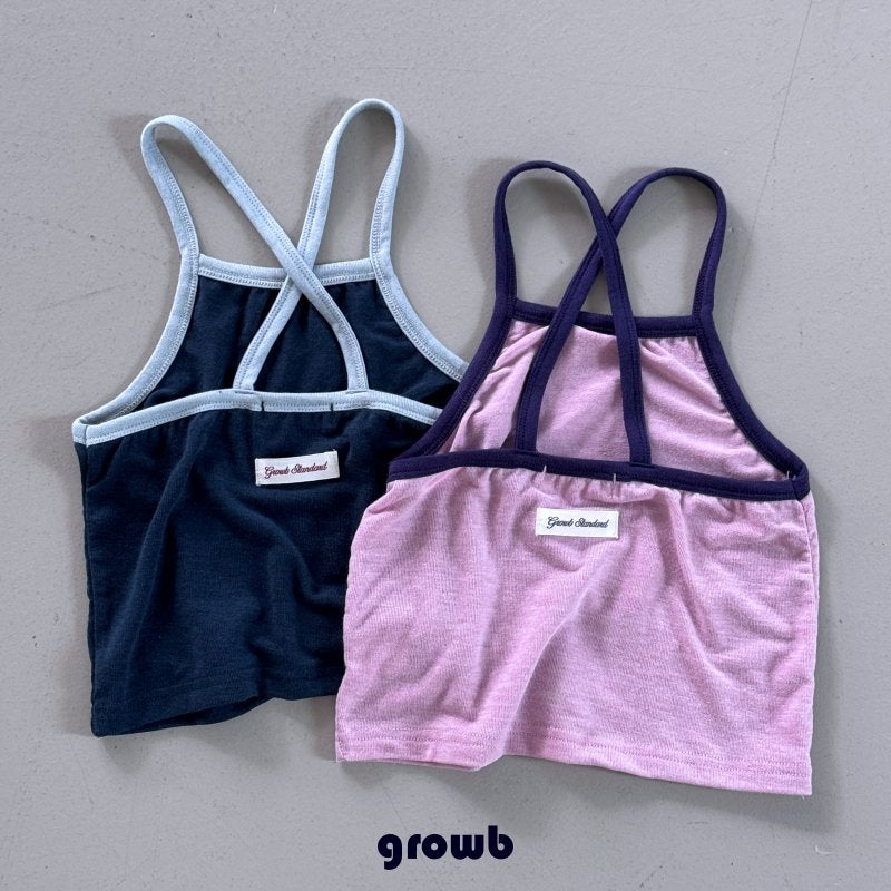 Turtleneck Sleeveless Top-growB-1