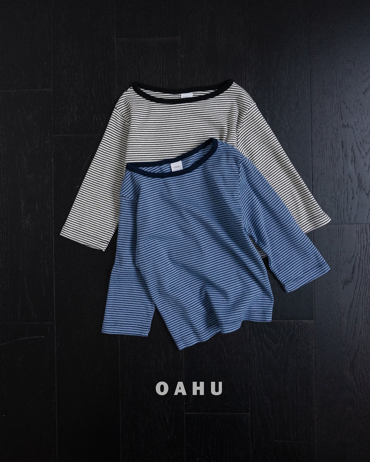Delicate Three-Quarter Sleeve T-Shirt-OAHU-12