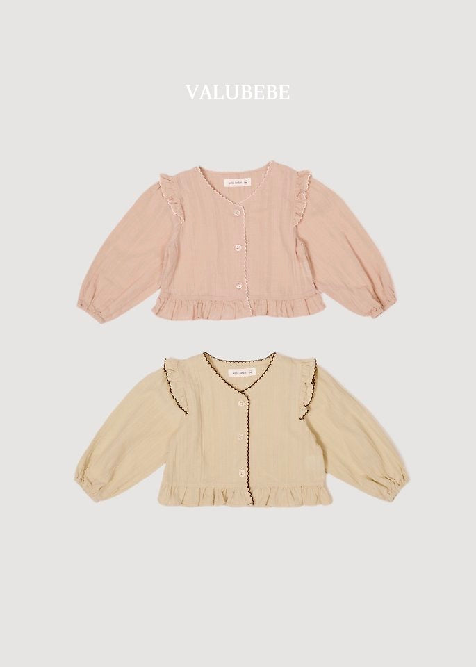 Picot Wing Blouse - valubebe - 089
