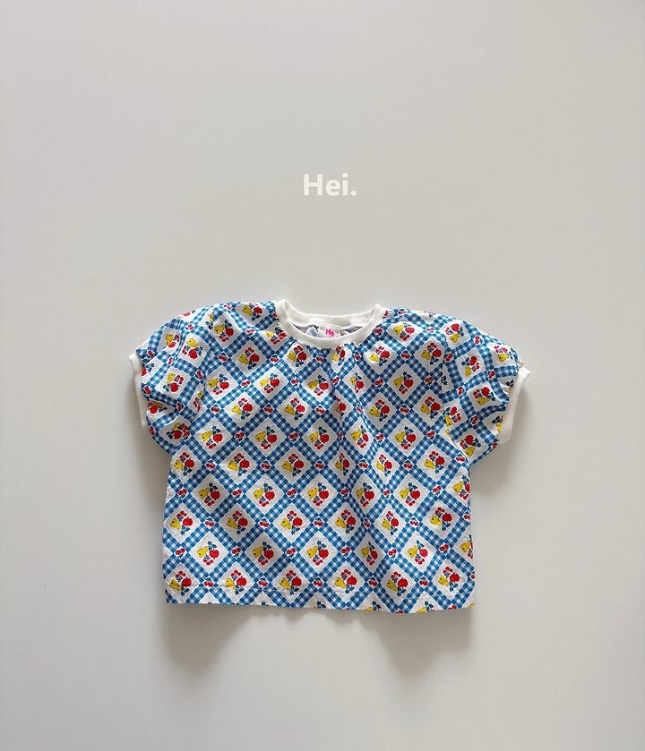 Fruit Print T-shirt-Hei-18