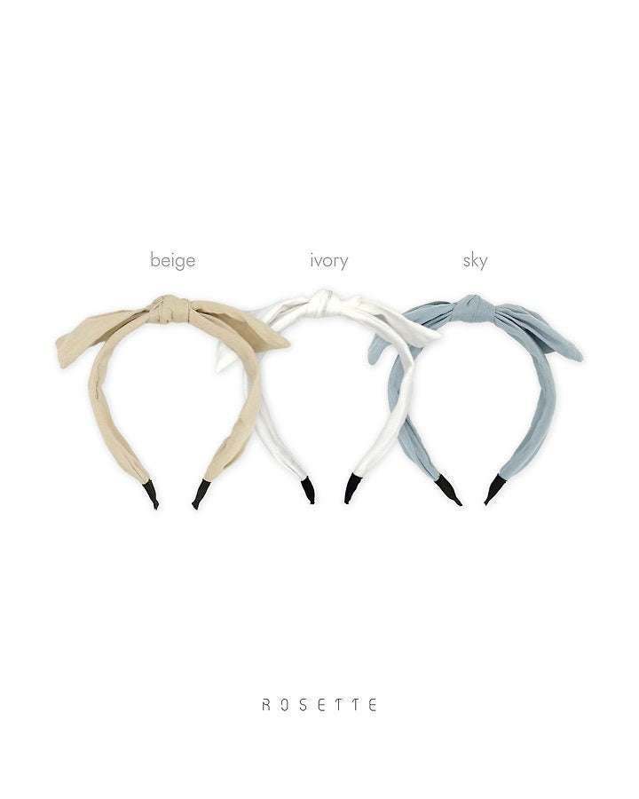 Shu ribbon hair band - rosette-29