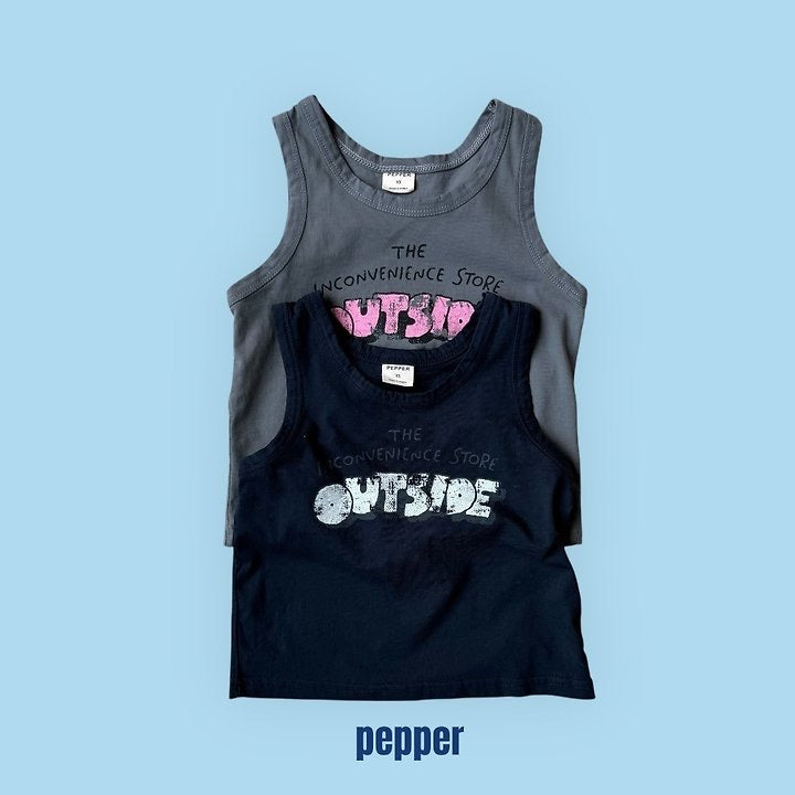 kkurugi sleeveless tee-pepper-39