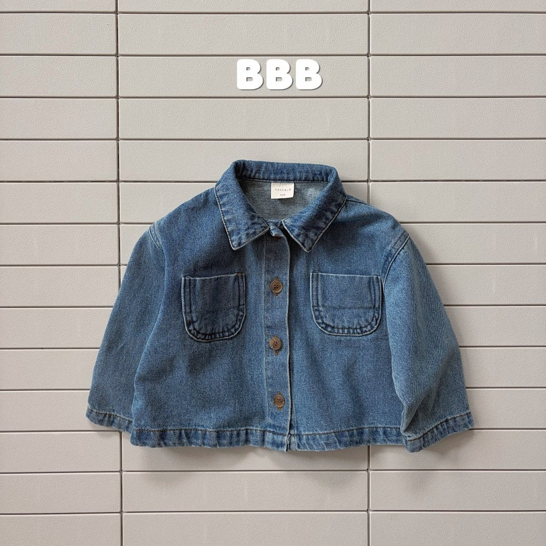 Denim Half Jacket-bellabambina-55
