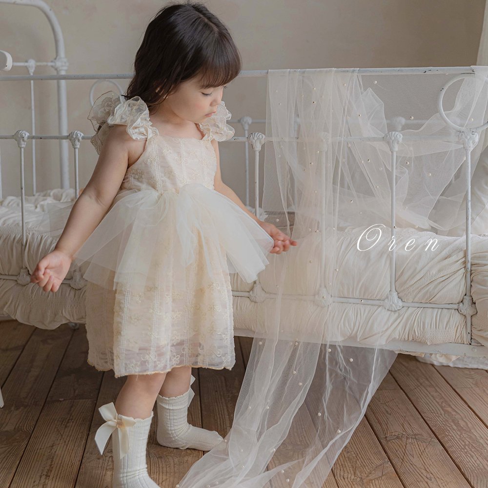 Shiny Tulle Dress-OREN-5-3