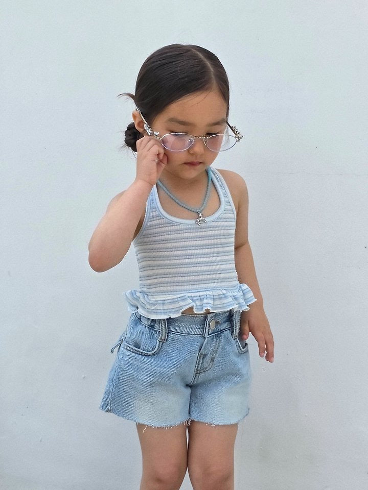Denim Flap Pocket Pants-ELLYMOLLY-2-2