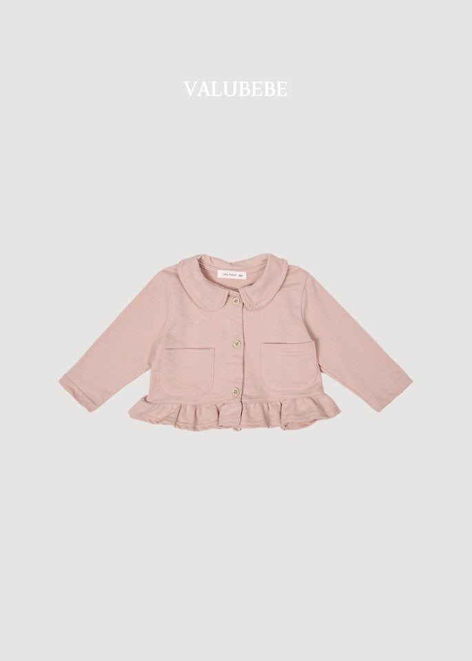 Frill Terry Jacket - valubebe - 054