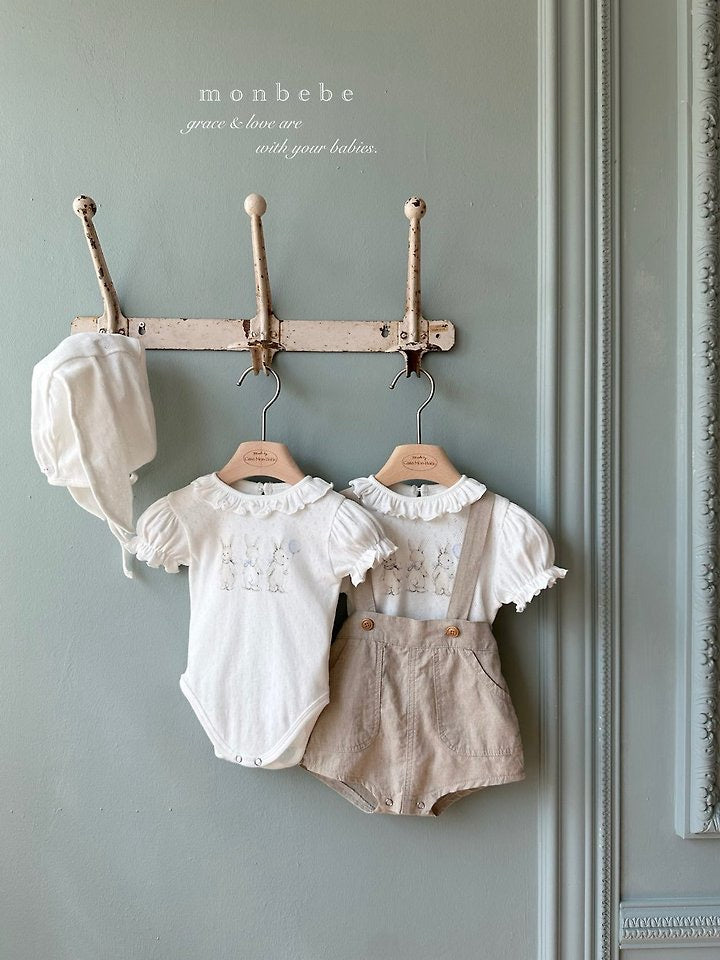 rabbit eyelet suit ( rabbit bonnet set ) / monbebe -52