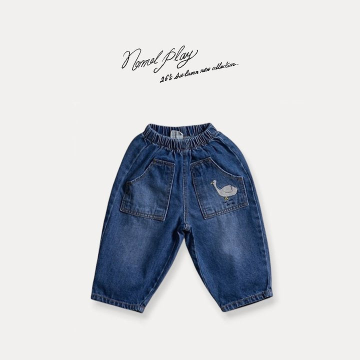 Pocket Denim Pants-normalplay-62