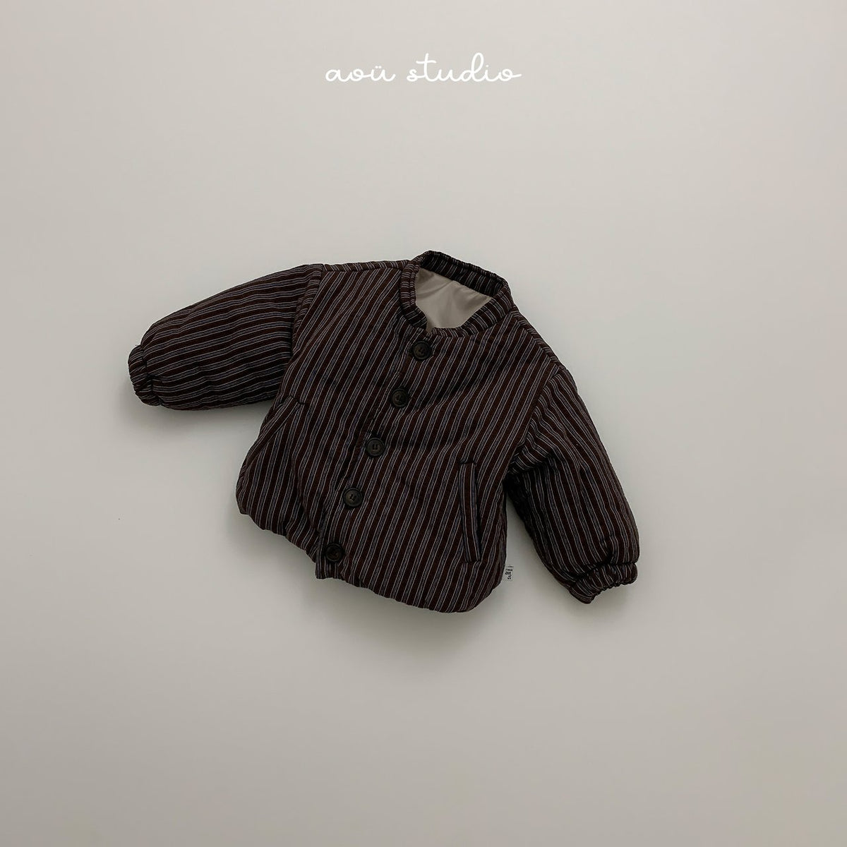 High Stripe Padded Jacket-aou studio-3