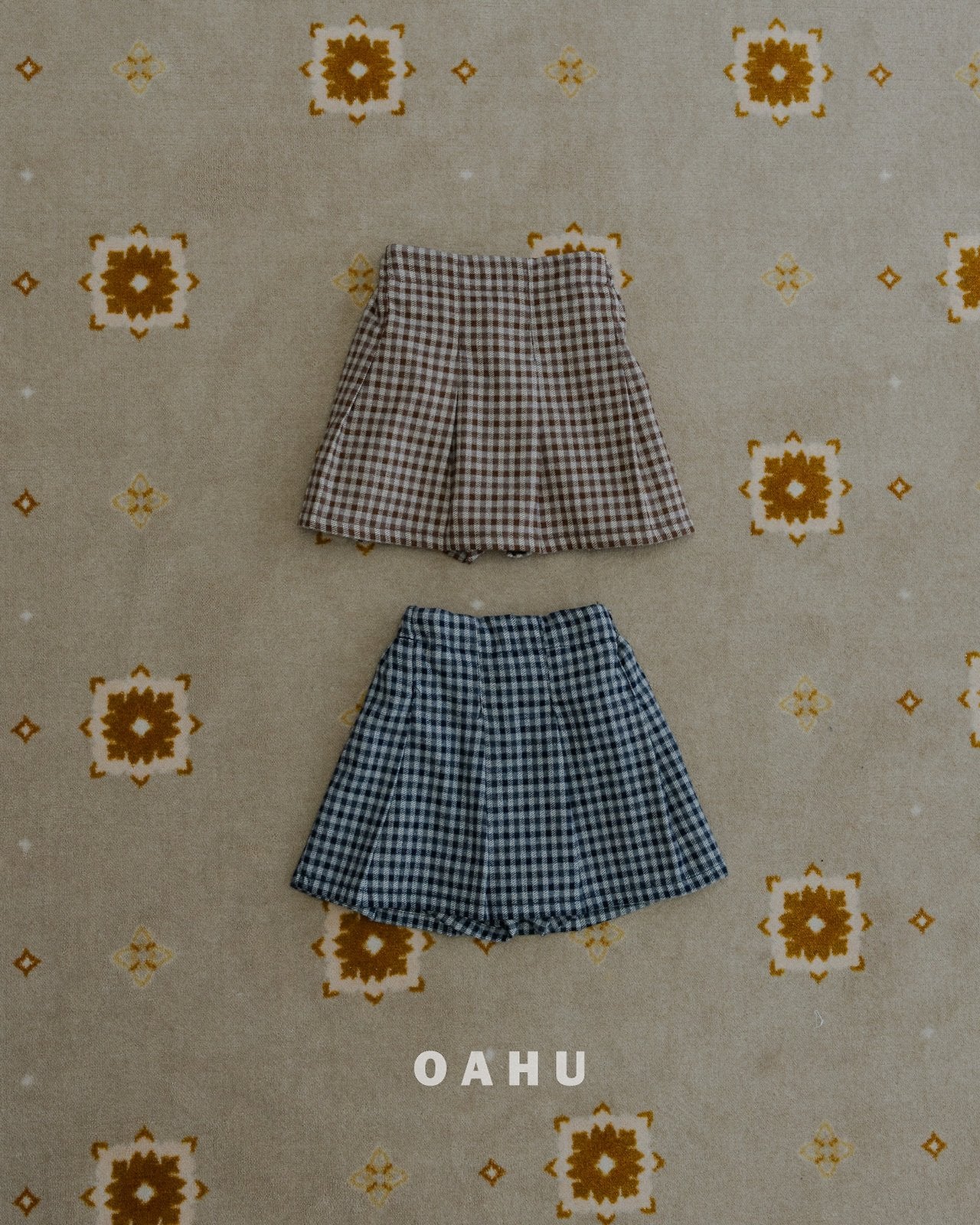 Small Check Skirt-OAHU-18