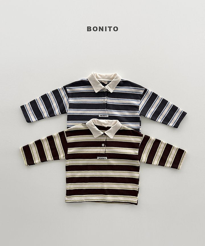 Stripe Polo Shirt - BONITO - 035