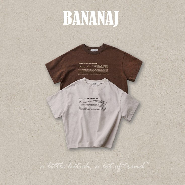 Pig Lettering Tee-banana.j-027
