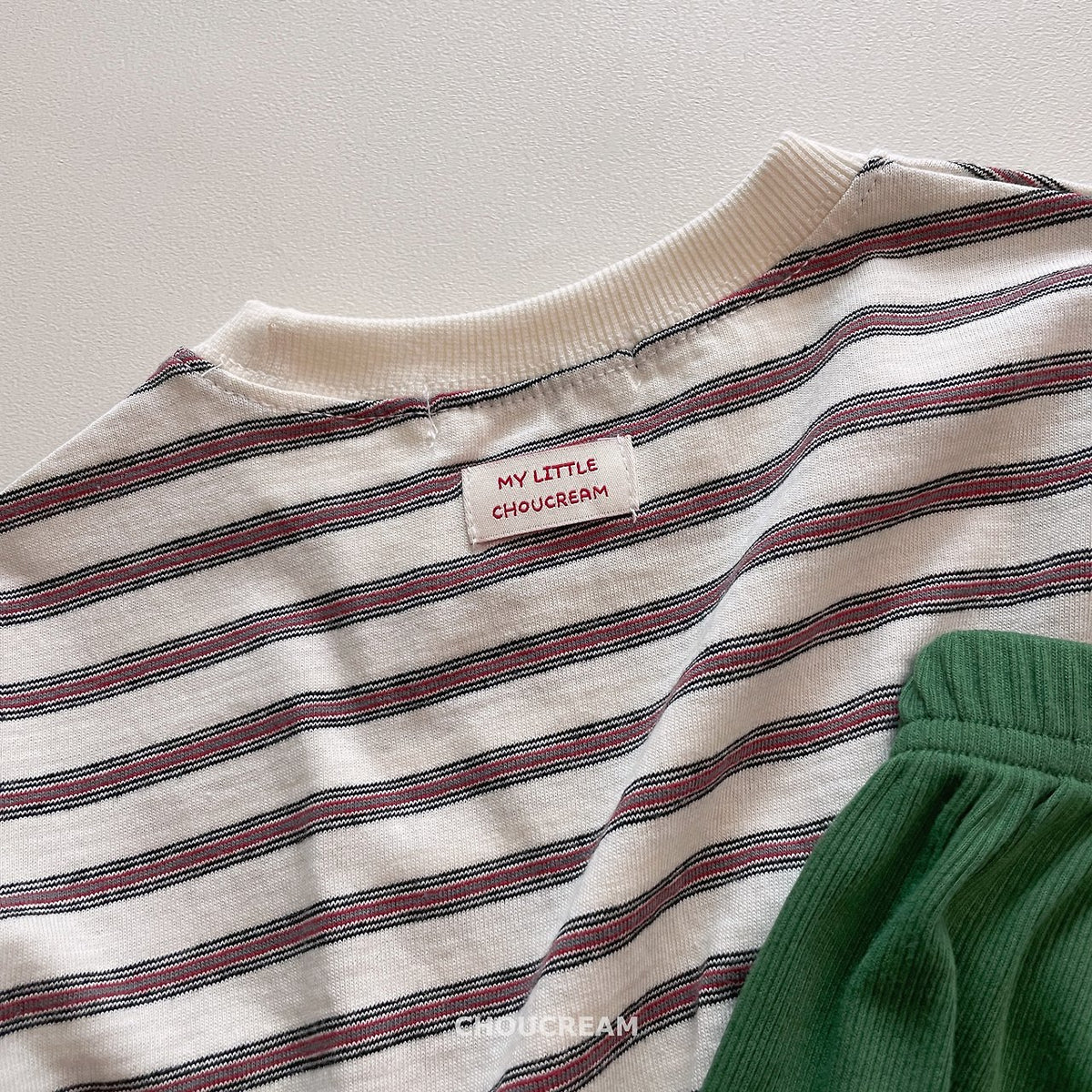 Multi-Stripe T-Shirt (Autumn)-CHOUCREAM-41