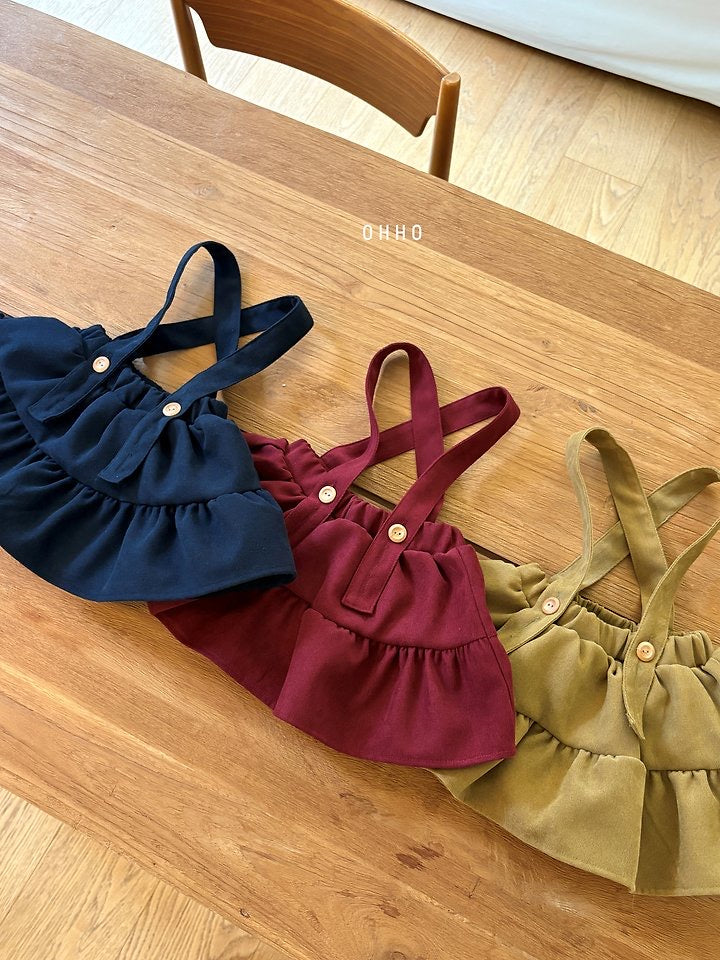 Franco Shirring Strap Skirt-ohho-2