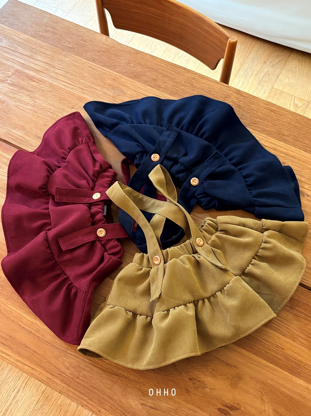 Franco Shirring Strap Skirt-ohho-2