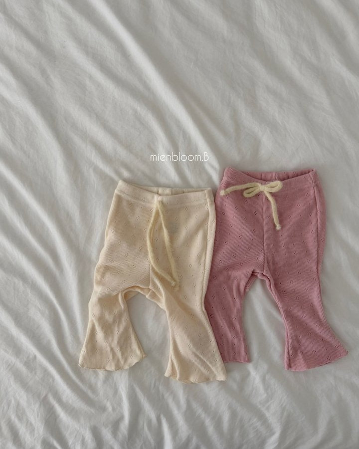 Knit Bootcut Pants-mienbloom.B-28