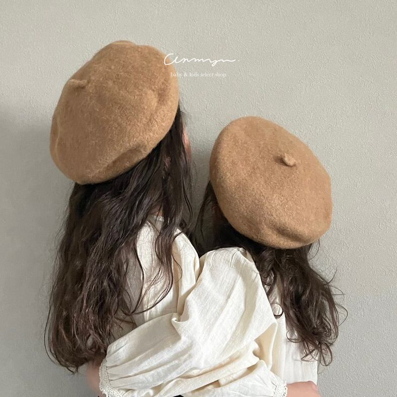 ｜即納｜ simple beret