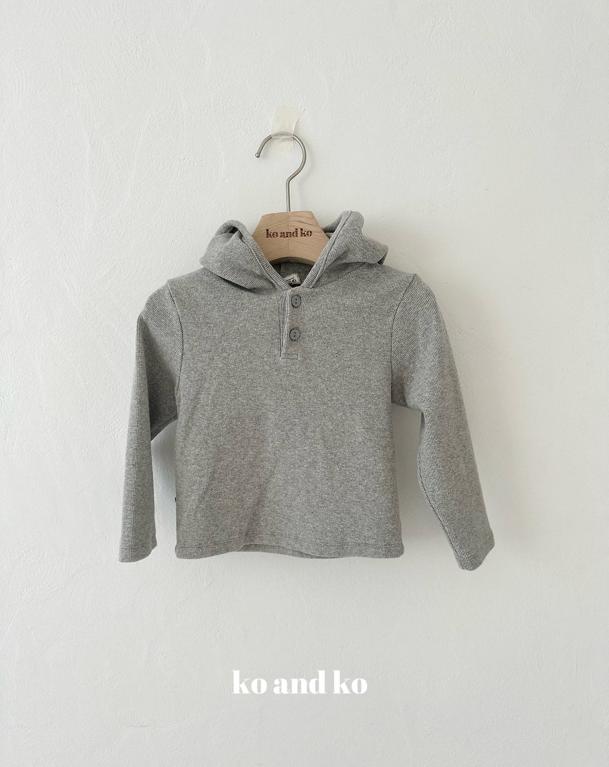 Button Ribbed Hood-ko and ko-11