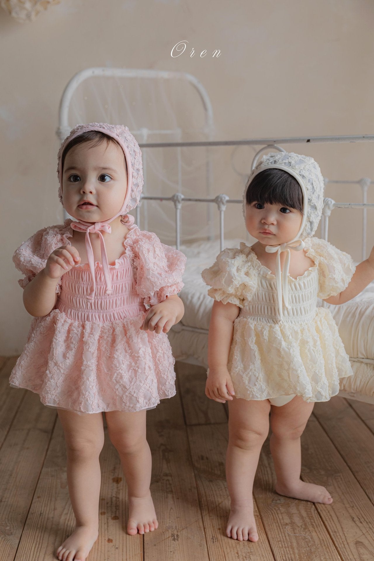 bebe Juliet Bloom Swimwear Hat Set-OREN-5-7