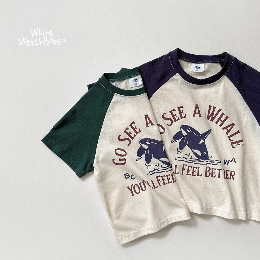 Whale Short Sleeve T-wsb-22