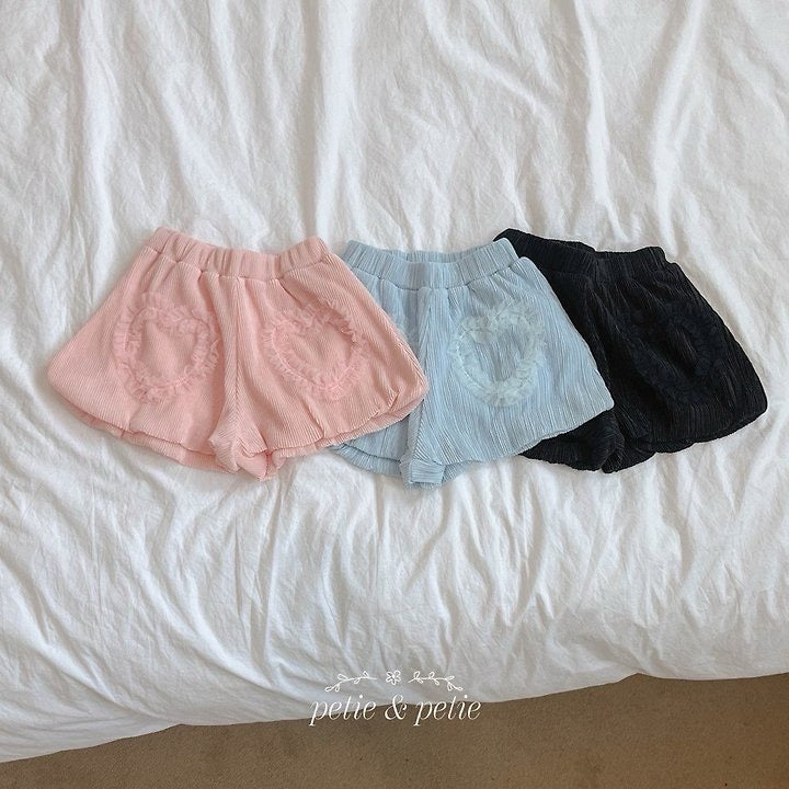 Heart Pleats Pants - petit & petit - 54