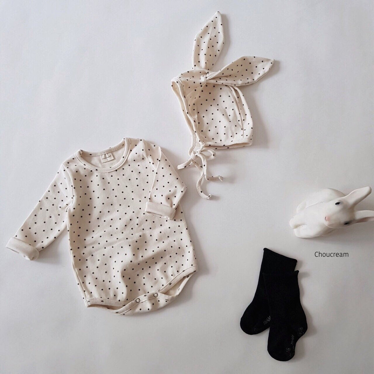 Rabbit Bonnet Suit (Bonnet Set)-CHOUCREAM-11