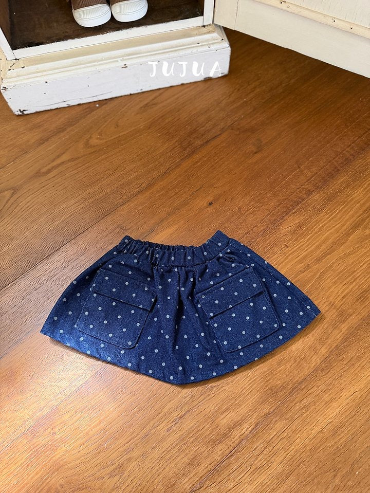 Dot Pocket Skirt-jujua-8