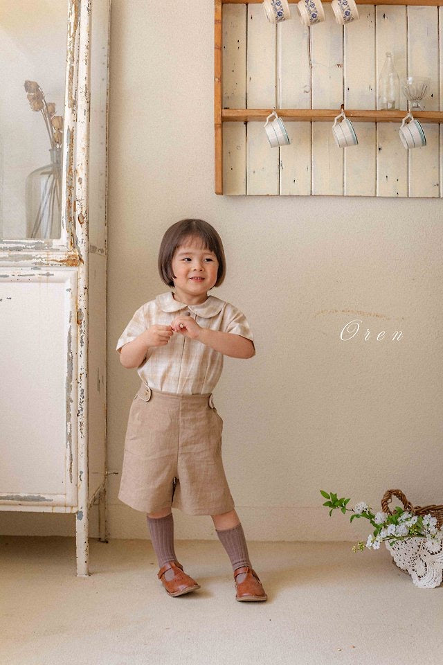 oliver check Set- OREN / 3-11