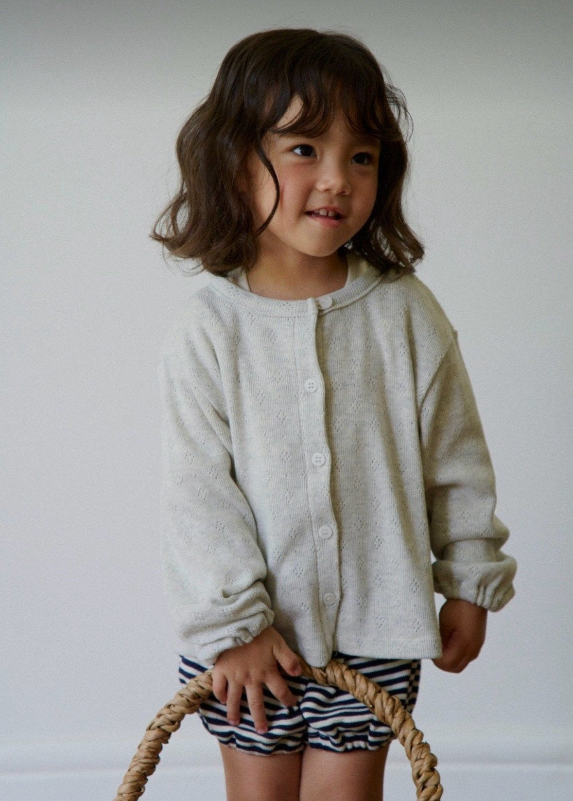 Eyelet Cardigan-ko and ko-22
