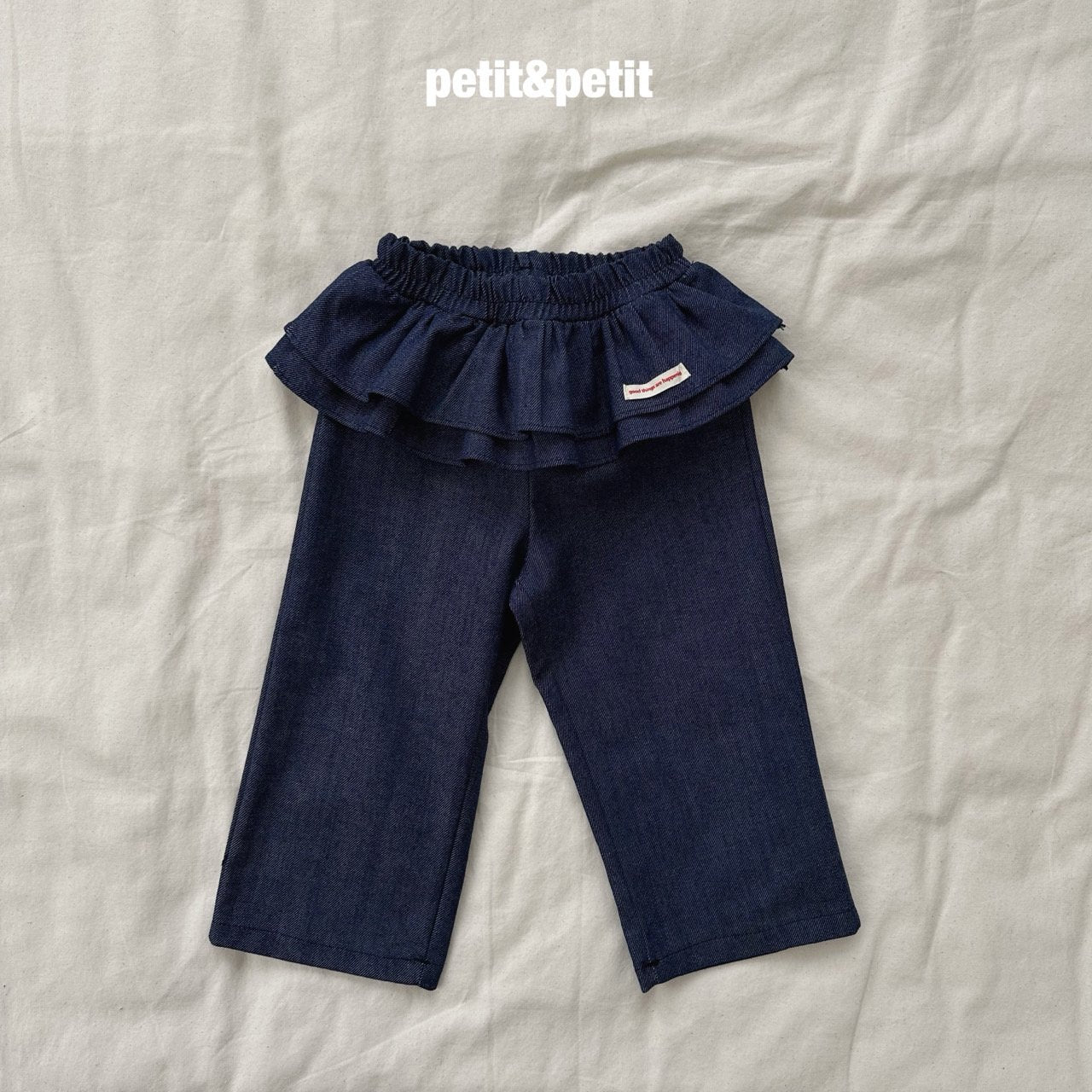 Tiered Denim Pants-petit petit-25