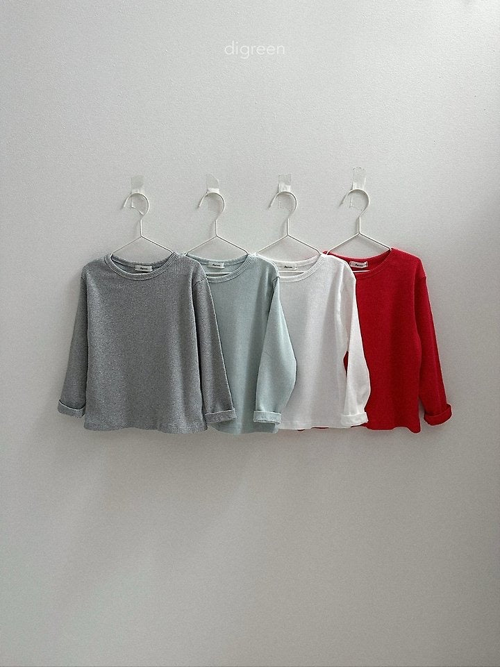 hug ribbed tee-digreen-30