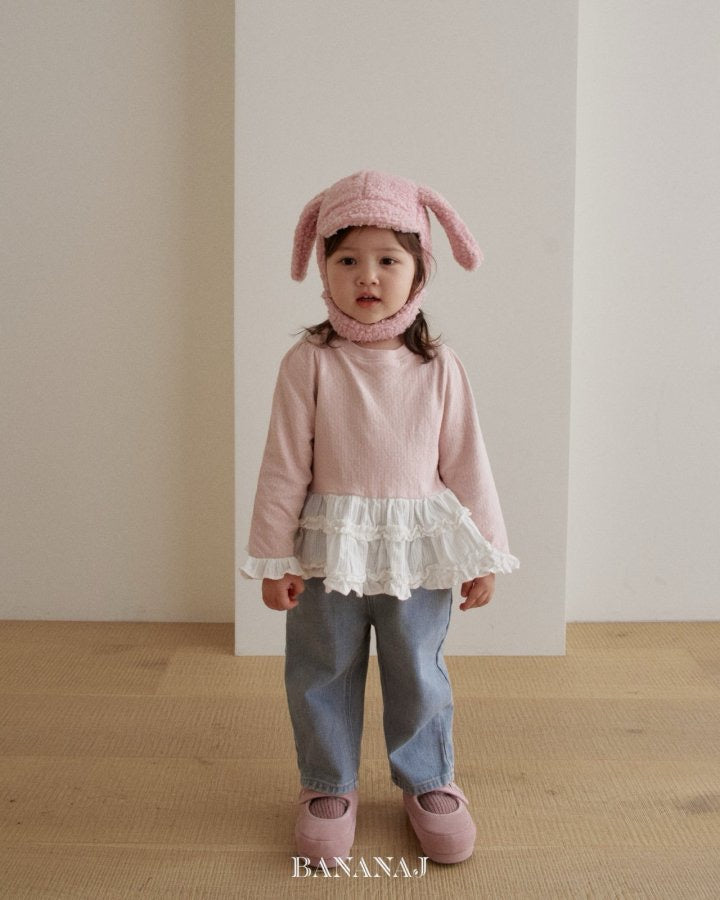 ｜即納｜Bebe Ruffle Frill Tee/nanamood