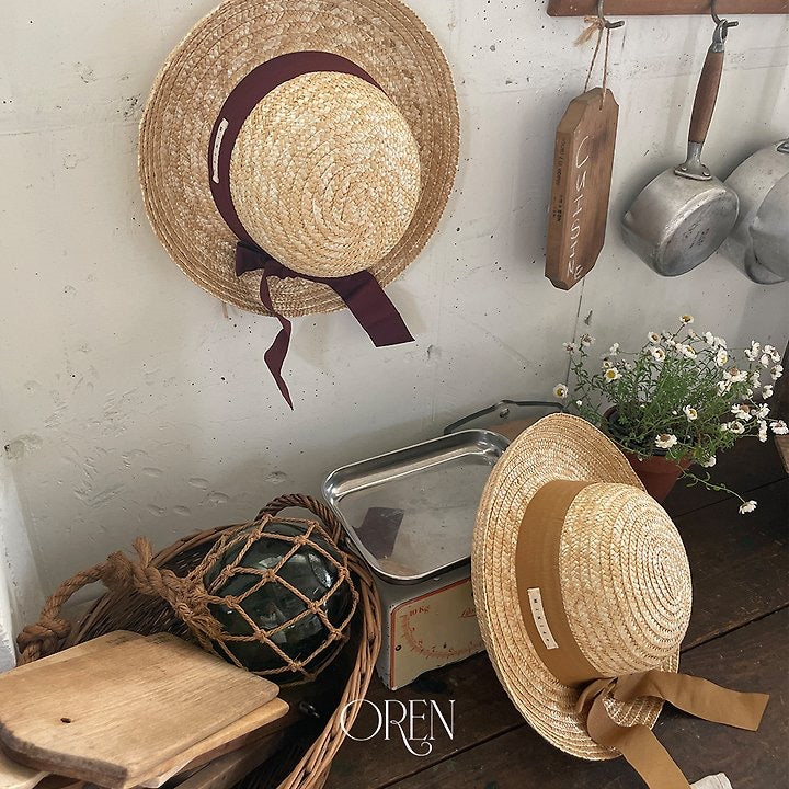 Lioré Round Straw Hat- OREN /2- 41