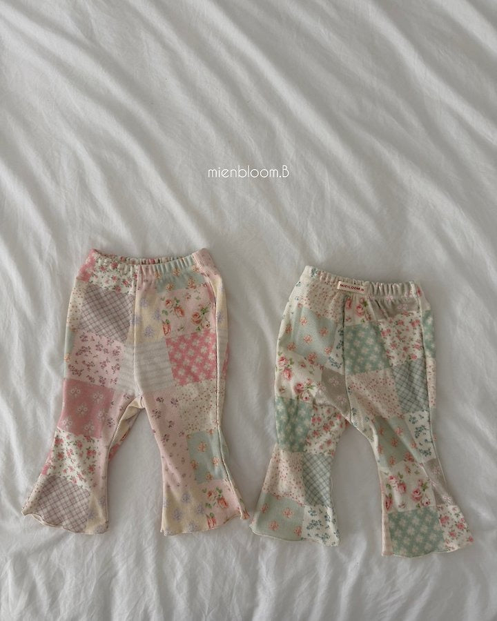 Patch Bootcut Pants-mienbloom.B-40