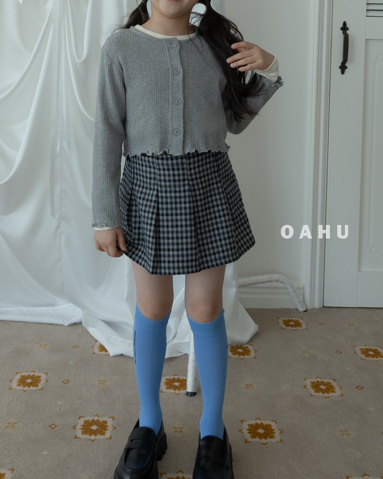 Small Check Skirt-OAHU-18